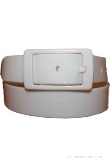 Authority Men, Women Casual White Plastic Belt(White)